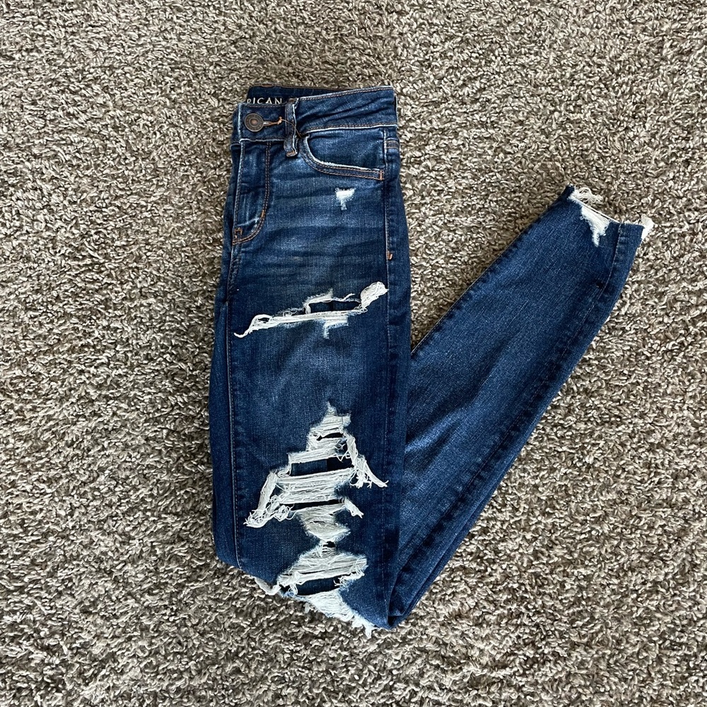 American eagle jeans size 0